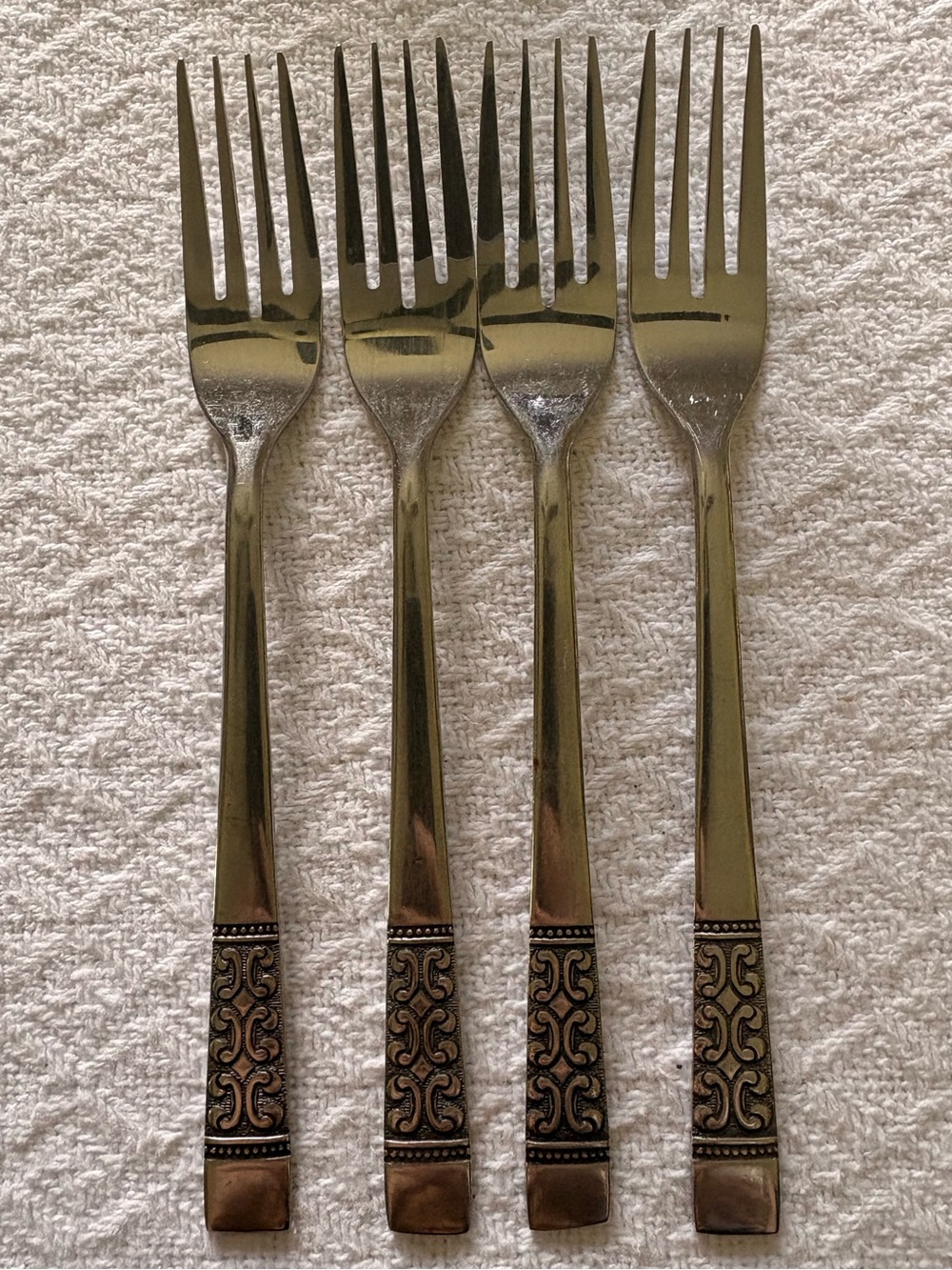 Stanley Roberts Stainless Casa Vista Dinner Forks - Set of 4 Flatware